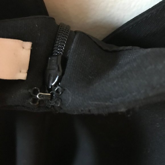 Black Cocktail Dress With Slip - Picture 7 of 7